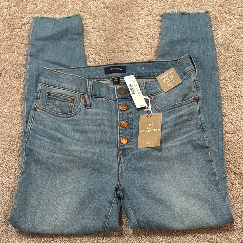 J. Crew High Rise Blue Jeans Classic Casual Style